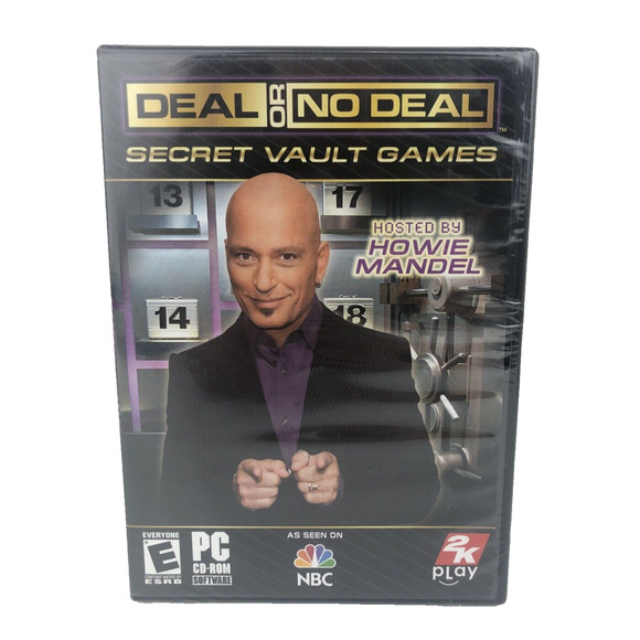 Deal or No Deal PC Games Secret Vault Games PC Windows XP/Vista Howie Mandel - Picture 1 of 9